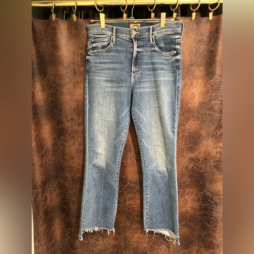 MOTHER The Insider Crop Step Fray size 29